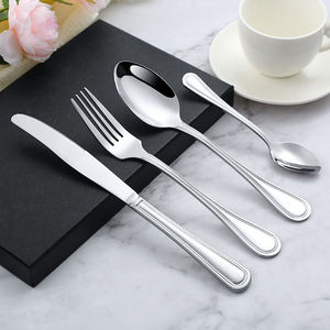 Gold Flatware Set 4PCS Stainless Steel Cutlery with Unique Handle <b>Gift</b> <b>Box</b> Luxury Dinner Tableware Collection - Product Image 2