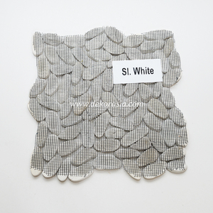 Premium Decorative White <b>Stone</b> Pebble Slice Tiles for Outdoor Garden <b>Landscaping</b> and Modern Home Decor - Product Image 6