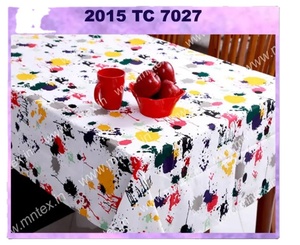 Mantel Impreso Lavable Poly 100% Algodón Fabricantes Barato Venta al por mayor Hotel Restaurante rectángulo Hogar Industrial Banquete - Product Image 1
