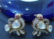 AMAIRA JEWELS Cute Animal Shape Classic <b>Stud</b> Earrings Crystal Rhinestone Ruby Eyes Women's Everyday Wear Jewelry <b>Silver</b> Gold - Product Image 6