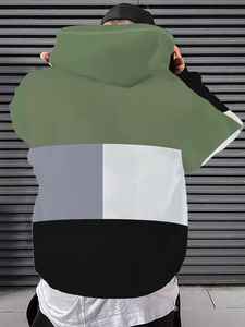 Novedad: Sudadera con Capucha 100% Algodón para Hombre, Ropa de Invierno Transpirable, Ecológica, Antipelusas, con Estampado Personalizado - Product Image 2