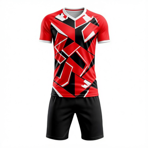 Ropa Deportiva Transpirable para Fútbol, Camiseta de Rendimiento Personalizada y Pantalones Cortos Deportivos para Jugadores de Fútbol, Equipos de Torneo y Profesionales - Product Image 1