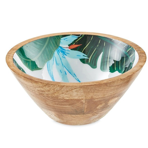 Bol en bois émaillé durable pour servir des nouilles et des en-cas, décoration en bois, au prix le plus bas - Product Image 1