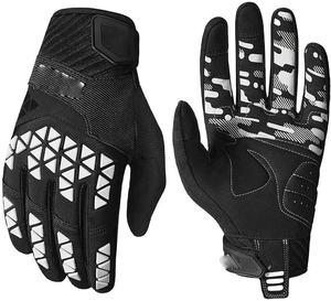 Sublimation Designed Polyester Nylon Motocross <b>Gloves</b> Breathable Lightweight Outdoor Racing <b>Gloves</b> with <b>Touch</b> <b>Screen</b> Function - Product Image 1