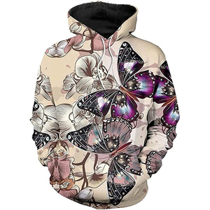 Wholesale Custom <b>3D</b> Embossed Puff Print Long Sleeve Hoodie Polyester Printed Men Streetwear Sweatshirts <b>Hoodies</b> - Product Image 3