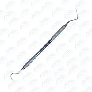 Sonda exploradora dental de doble punta con mango hueco, sonda bucal de calidad premium para diagnóstico dental, de acero inoxidable - Product Image 4