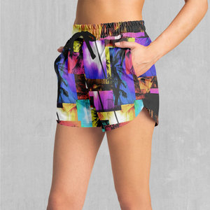 Pantalones Cortos Deportivos Sublimados Cómodos para Mujer, Pantalones Cortos de Gimnasio Transpirables en Oferta, Pantalones Cortos Deportivos con Estampado por Sublimación - Product Image 2