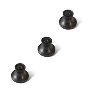 Poignée de meuble ronde texturée en alliage de zinc antique durable, poignée de tiroir vintage pour cuisine, salle à manger, salle de bain, tables de nuit - Product Image 4