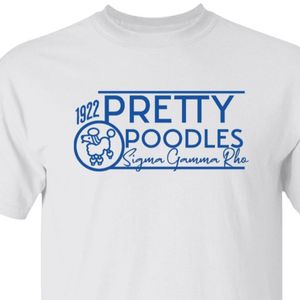 Camiseta Blanca con Serigrafía Sigma Gamma Rho, Prenda Griega Personalizada, Camiseta de Algodón de Manga Corta con Logotipo de la Hermandad Estampado, Ropa Casual - Product Image 4