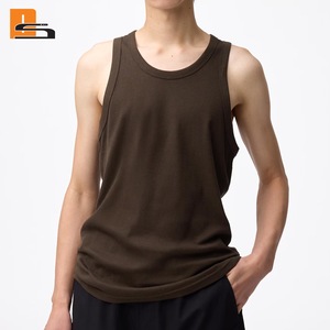 เสื้อยืดคอกลมทรงสลิมฟิตแบบไม่มีแขน พิมพ์โลโก้ได้ตามต้องการ สำหรับผู้ชาย เสื้อกล้ามรัดรูปทรงเข้ารูป เหมาะสำหรับวิ่งและออกกำลังกาย - Product Image 6