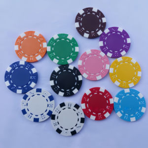 Ensemble de jetons de poker QY écologiques, petits, avec roulettes intégrées, durables, multicolores, universels, bon marché pour casino - Product Image 6