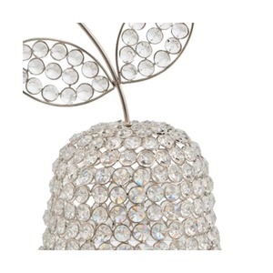 Figurine en forme de poire en cristal, décoration en verre faite à la main, sculpture de table style Hollywood Glamour pour salon - Product Image 2