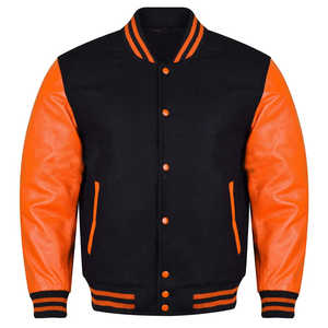 Vestes de baseball pour hommes personnalisables OEM avec broderie en chenille, veste universitaire personnalisée - Product Image 3