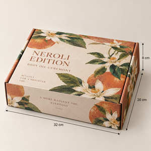 Caja de Embalaje de Cartón Corrugado Impresa Personalizada para Aceite Corporal NEROLI Ceremony - Product Image 5