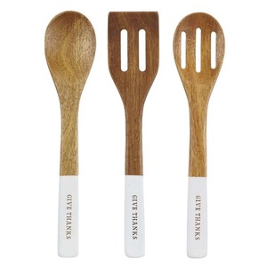 <b>Top</b> Choice Cooking Tools Set Kitchen Utensils Slotted Spoons Spoons Acacia Wood <b>Table</b> Ware Sets - Product Image 3