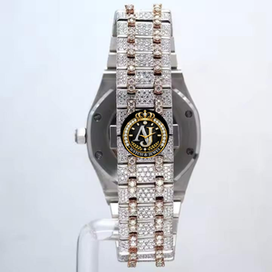 Nuevo Reloj de Joyería con Diamantes Estilo Hip Hop, Automático, Color D, VVS, Moissanita, Pasa el Test de Diamantes - Product Image 2