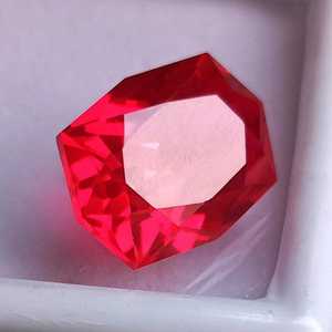 พลอยทับทิมแดงธรรมชาติทรงคุชชั่นจาก Zubeda Gems พลอยหลวมสำหรับเดือนกรกฎาคม คุณภาพพรีเมียม รับรองโดยผู้เชี่ยวชาญจากบุคคลที่สาม - Product Image 3