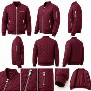 <b>Men's</b> <b>Lightweight</b> Quilted Puffer <b>Jacket</b> with Stand Collar Windproof Warm Winter Casual Outdoor Travel <b>Jacket</b> - Product Image 6