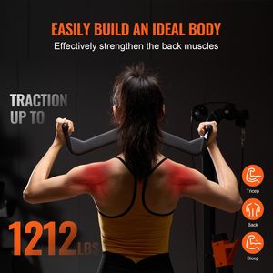 Accesorios para Máquina de Poleas LAT Pulldown, Barra T, Barra V, Juego de 5 Barras para Tríceps, Accesorios para Máquina de Ejercicios de Fuerza para Espalda - Product Image 6