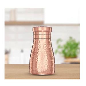 ขวดน้ำทองแดงแท้ 100% ขวดน้ำทองแดงบริสุทธิ์ ขวดน้ำปากแคบ - Product Image 1