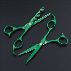Ciseaux de barbier professionnels en acier inoxydable 4Cr13 de 8,25 pouces avec logo personnalisé, pour droitiers, outils de coiffure et de stylisation, céramique - Product Image 3