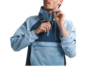 OEM <b>Lightweight</b> Windbreaker <b>Rain</b> <b>Jacket</b> for <b>Men</b> Collar Hooded Breathable Front Big Pocket Color Block Windbreaker <b>Jacket</b> - Product Image 6