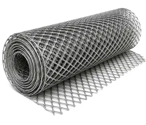 Heavy Duty Galvanized Steel Expanded Metal <b>Mesh</b> Diamond Hole Roll for Industrial Fencing and Partition High Quality Galvanized - Product Image 6