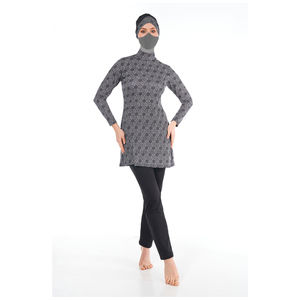 Traje de Baño Islámico de Una Pieza para Mujeres Musulmanas, Burkini de Cobertura Completa, Tallas Grandes, Secado Rápido, Transpirable y Personalizable - Product Image 1