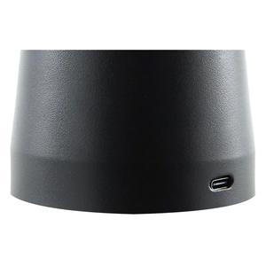 Lampe de table décorative en laiton martelé avec abat-jour en coton pour un éclairage d'appoint unique - Product Image 3