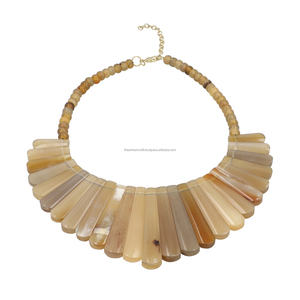 Collar de cuerno de búfalo hecho a mano de diseño unisex para hombres y mujeres, joyería de cuerno de búfalo Natural, collar con colgante de cuerno de búfalo - Product Image 6