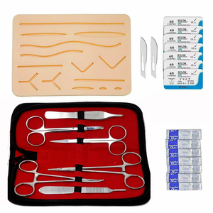 Kit de pratique de suture chirurgicale avancée REGENSIS SURGICAL pour la formation en opérations chirurgicales, avec plaies pré-coupées et ensemble d'outils, certifié CE - Product Image 6