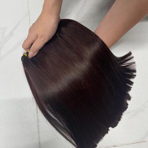 Cheveux vierges vietnamiens bruns chocolat, lisses comme des baguettes, de luxe, cheveux humains super double drawn, livraison rapide depuis l'usine, super double drawn - Product Image 1