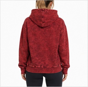 Casual Pullover Long Sleeve <b>Lightweight</b> Women Acid Wash <b>Hoodie</b> Soft Cotton Fabric Winter Wear Women Acid Wash <b>Hoodie</b> 2026 - Product Image 2