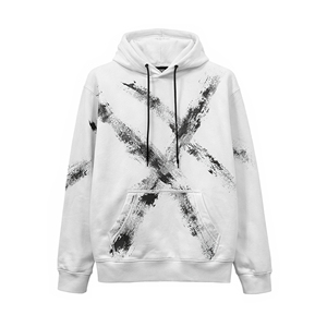 Sweat-shirts pour homme en molleton épais 100% coton, écologiques, avec impression numérique personnalisée, fermeture éclair et effet délavé à l'acide, pour l'hiver - Product Image 1