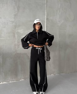 Conjunto Deportivo de Forro Polar Suave, Práctico para Correr, Gimnasio, Fitness y Uso Diario Cómodo - Product Image 3