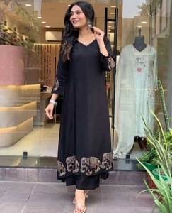 Salwar Kameez Tradicional de Algodón Puro para Mujer KV, para Fiestas y Eventos - Product Image 6
