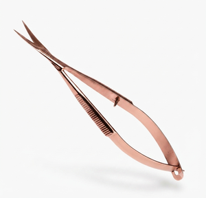 Tijeras de Manicura de Acero Inoxidable con Hoja Curva, Punta Afilada, Herramienta Duradera para Recortar Uñas, Uso para Adultos, Estilo Simple, Plegable - Product Image 1