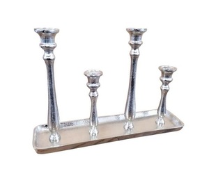 Candelabro de gran tamaño, candelabro de Metal de aluminio galvanoplastia, iluminación decorativa única hecha a mano, venta al por mayor - Product Image 6