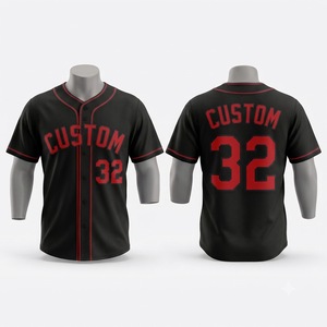Maillot de baseball jaune personnalisé à manches courtes avec boutons sur le devant pour homme, respirant, en polyester, coupe classique, impression des numéros d'équipe - Product Image 4
