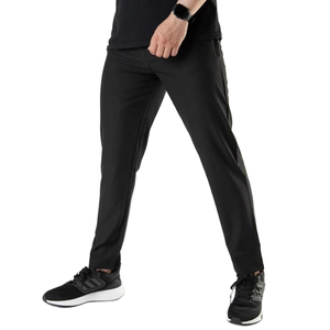 Pantalon à poches à rabat confortable et élégant pour hommes 100% toile de coton taille moyenne motif droit Service OEM disponible - Product Image 1