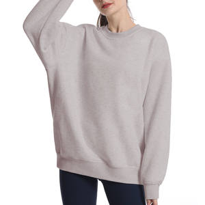 Blusa Unisex Cómoda de Estilo Urbano y Ofertas al por Mayor, Sudadera de Algodón para Mujer, Tejido Liso, ODM, Primavera, Holgada - Product Image 1