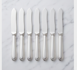 Juego de cuchillos para queso de acero inoxidable, 7 piezas, cuchillos para untar mantequilla, perfectos para uso en comedor y vajilla. - Product Image 1