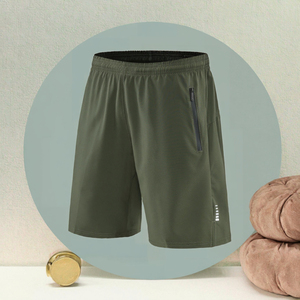 Custom Reflective Plaid <b>Men</b> <b>Bermuda</b> <b>Shorts</b> – 4-Way Stretch, Breathable Quick-Dry Fabric & Drawstring Waist - Product Image 4