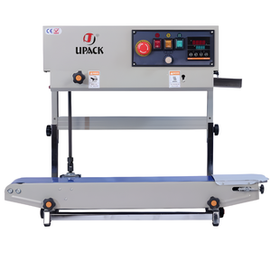 FR900 Band Sealing Machine Small Vertical Continuous Stand-up Pouch Sealing Machine Vertical Continuous Band <b>Sealer</b> Stand up - Product Image 1