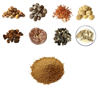 Boissons Solides : Mélange de Poudre d'Extrait de Champignons 8-en-1, 30% Polysaccharides, Boisson Santé