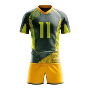 Custom Football Rugby Jersey 2026 Button <b>Down</b> Football Uniforms 100% Polyester Rugby Football Uniform Unisex - Product Image 3