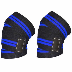 Heavy Duty Fitness <b>Knee</b> Wraps For Weightlifting Gym Workout Squat Compression Support <b>Exercise</b> Training Equipment - Product Image 4