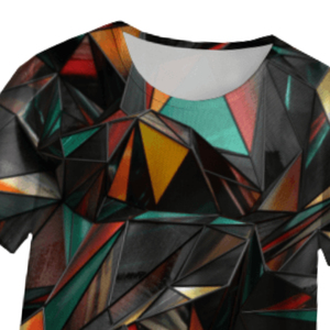 Men's Solid O-Neck Short Sleeve T-<b>Shirt</b> Regular Fit Casual Style Digital Print Knitted <b>100</b>% <b>Polyester</b> Fabric Anti-Wrinkle - Product Image 3