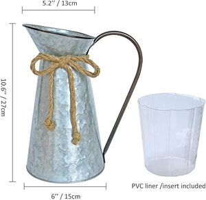 Jarrón de Flores de Aluminio Personalizable, Diseño Contemporáneo, Centro de Mesa para Decoración del Hogar y Eventos de Boda - Product Image 4