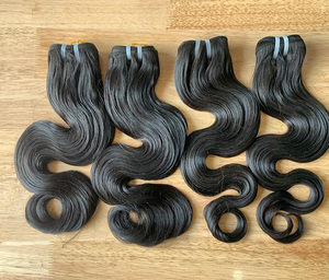 Extensiones de Cabello Humano Remy 100% al por Mayor, Ondulado Vietnamita, Trama Única, Paquete con Encaje HD para Mujeres Negras, Varios Estilos, a Granel - Product Image 2